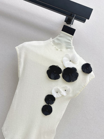 Chan 25fw knitted vest