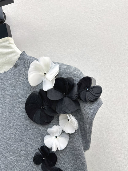 Chan 25fw knitted vest