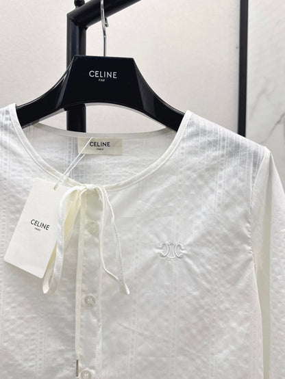 Celi 25fw embroidered shirt