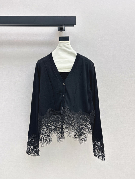Es 25fw lace cardigan