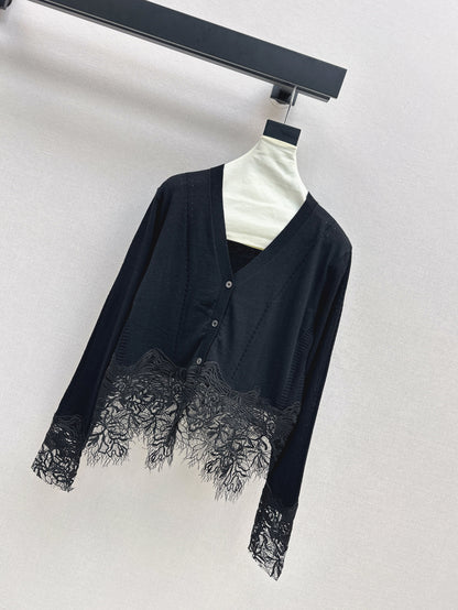 Es 25fw lace cardigan