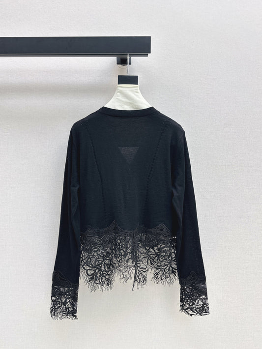 Es 25fw lace cardigan