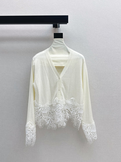 Es 25fw lace cardigan