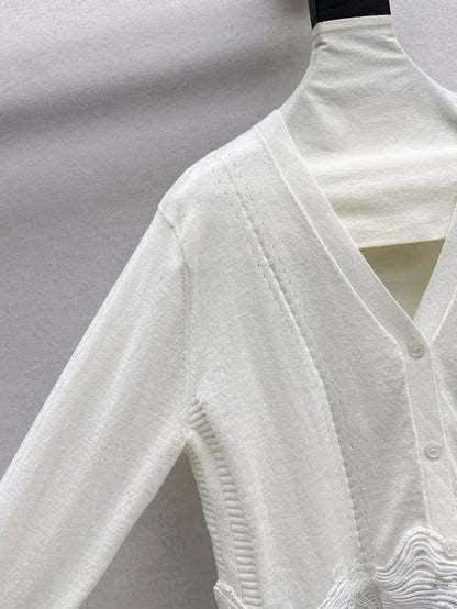 Es 25fw lace cardigan