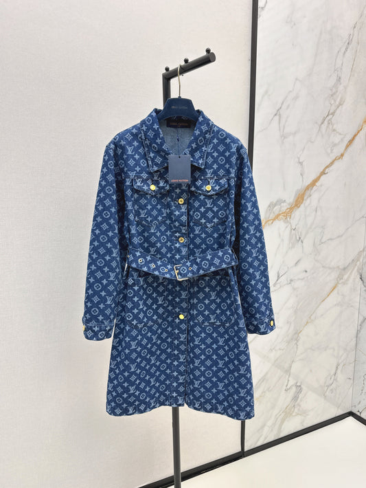 Louis 25fw jacquard dress