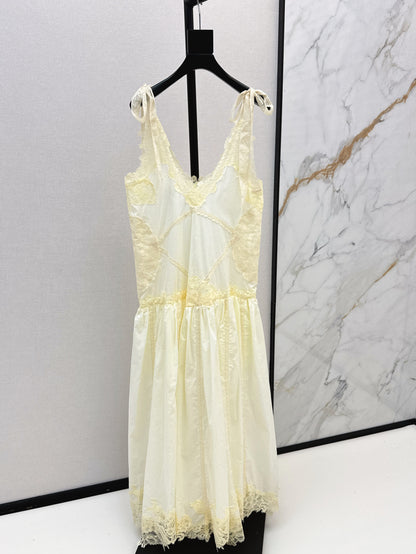 Zimm 25ss embroidered dress