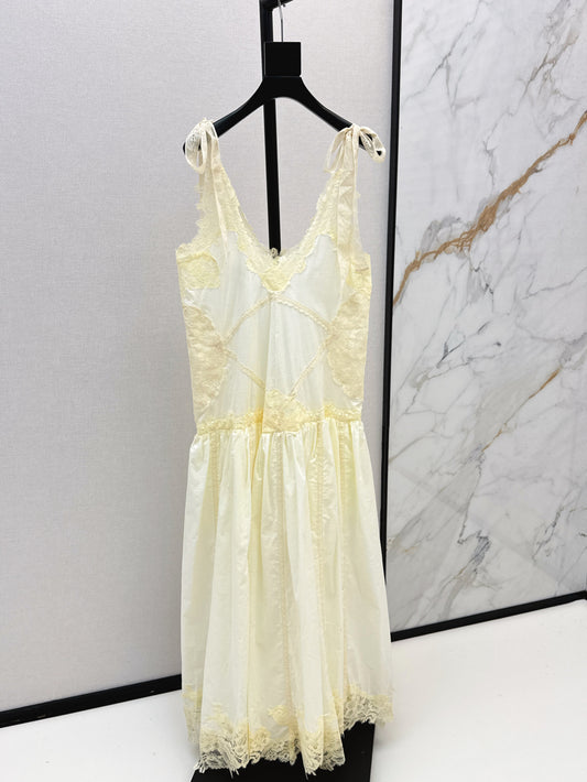 Zimm 25ss embroidered dress