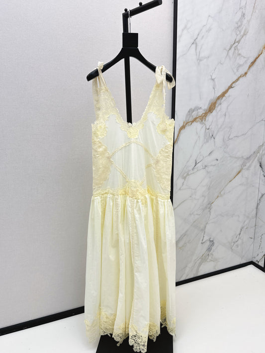 Zimm 25ss embroidered dress