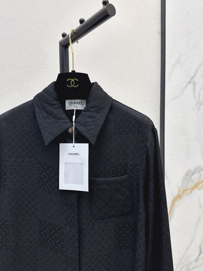 Louis 25fw jacquard silk shirt