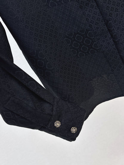 Louis 25fw jacquard silk shirt