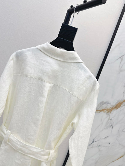 Loro 25fw linen cargo jacket
