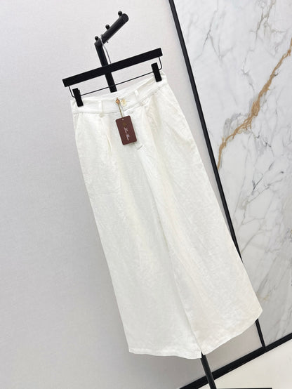 Loro 25fw linen pants
