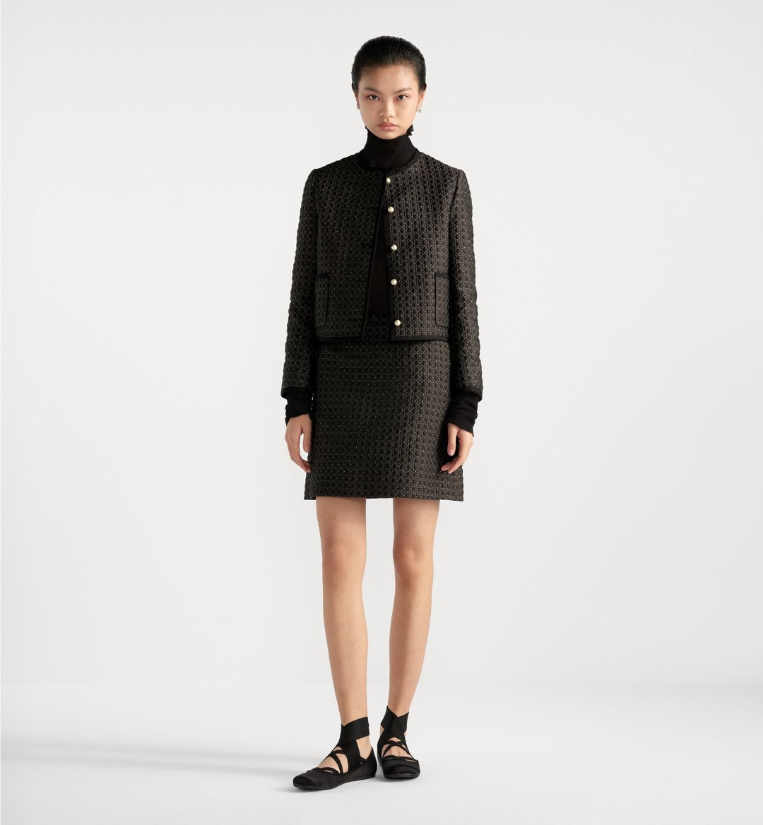 CD 25fw jacquard jacket