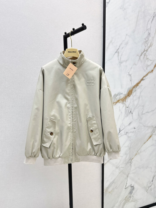 Miu 25fw embroidered jacket