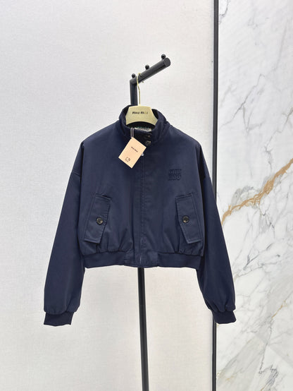 Miu 25fw embroidered jacket
