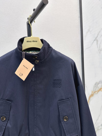 Miu 25fw embroidered jacket