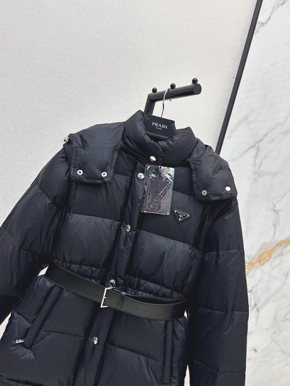 Pra 25fw removable sleeves down jacket