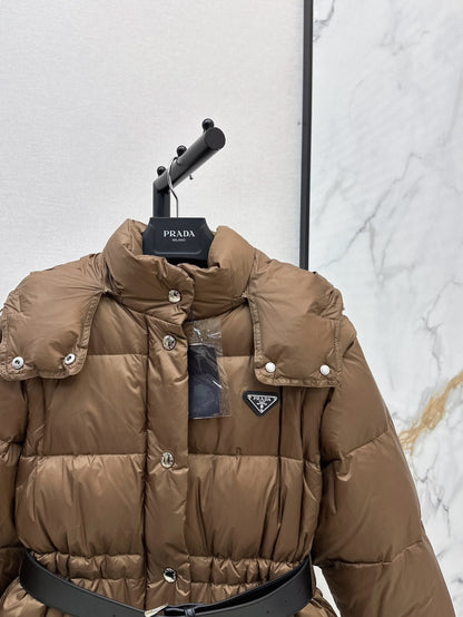 Pra 25fw removable sleeves down jacket