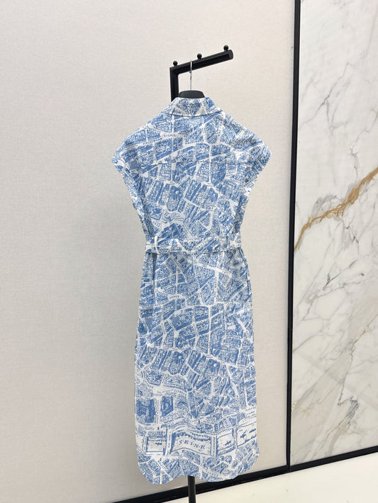 CD 25fw printed dress
