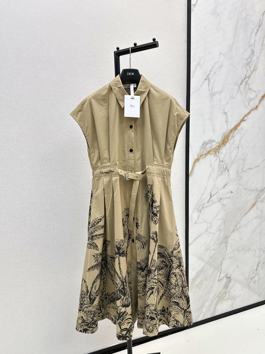 CD 25fw printed dress