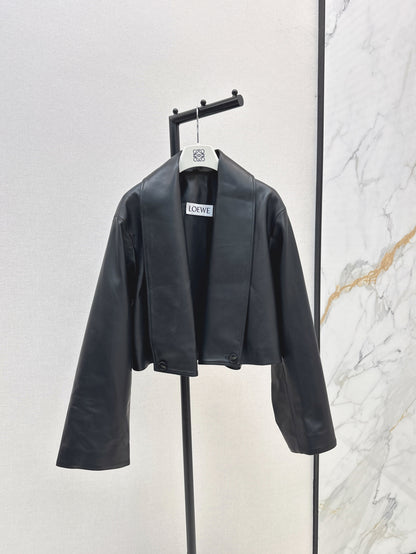 Loe 25fw leather jacket