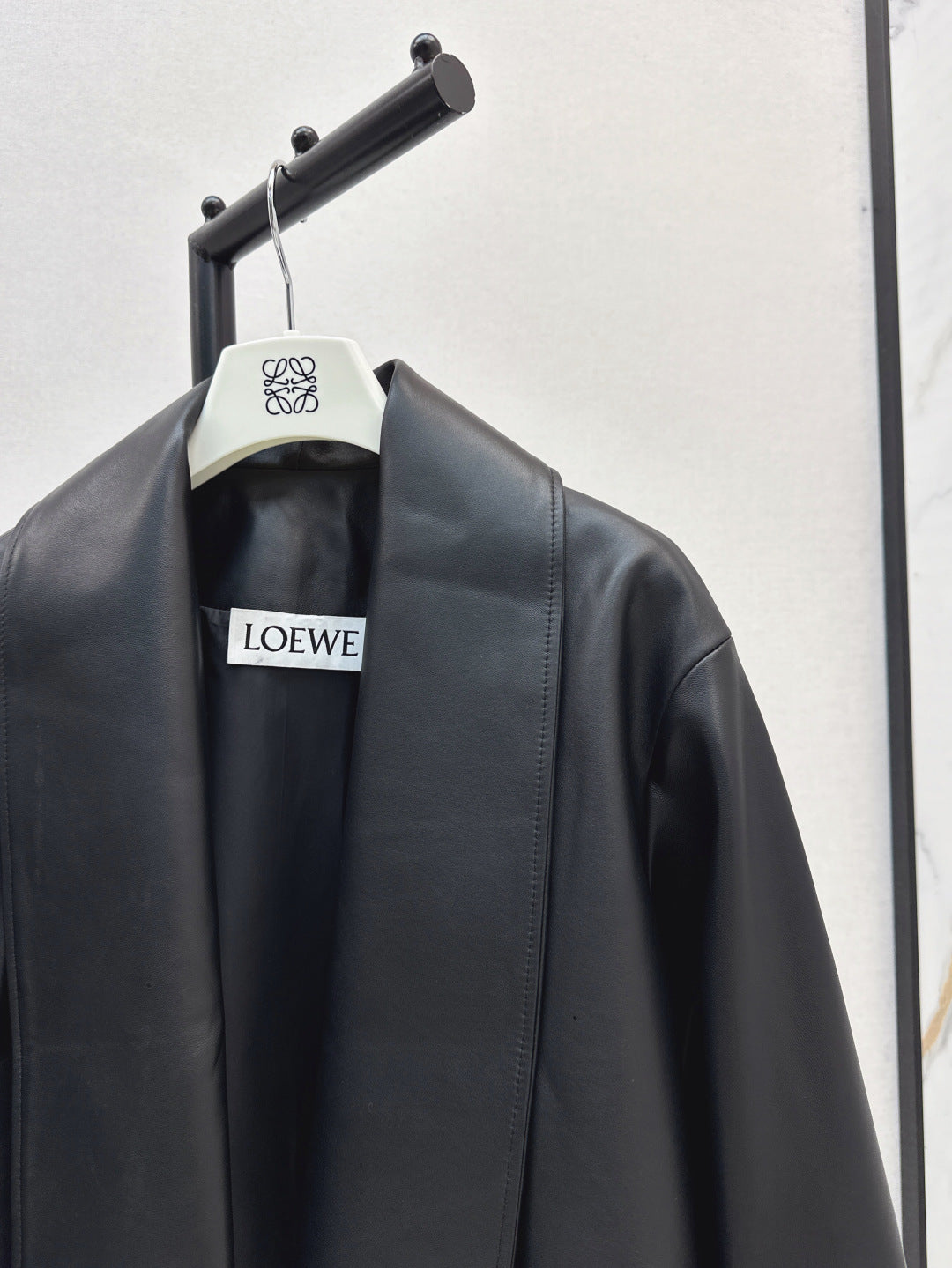 Loe 25fw leather jacket