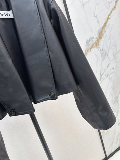 Loe 25fw leather jacket