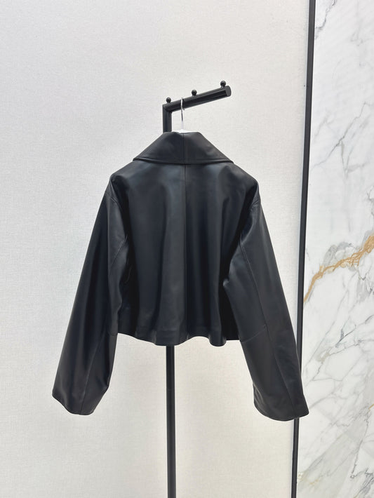 Loe 25fw leather jacket