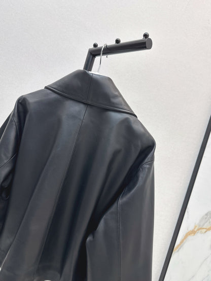 Loe 25fw leather jacket