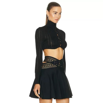 Ala 25fw knitted skirt