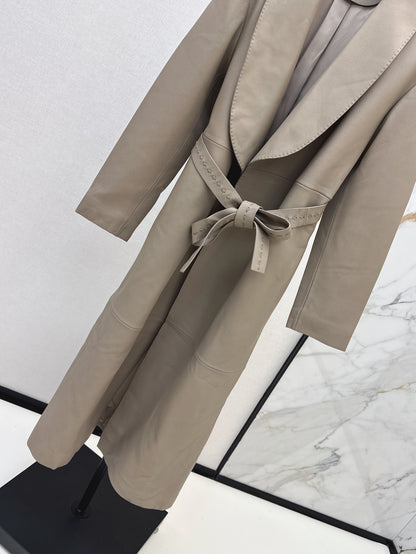 Fend 25fw leather coat