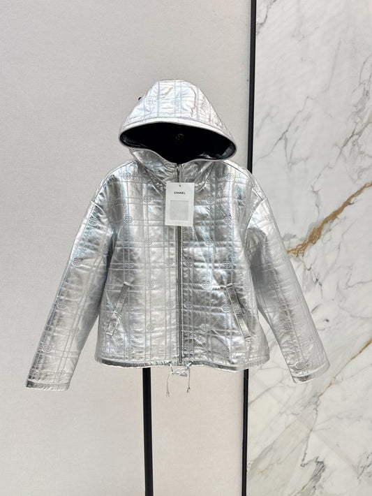 Chan 25fw leather jacket