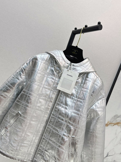 Chan 25fw leather jacket