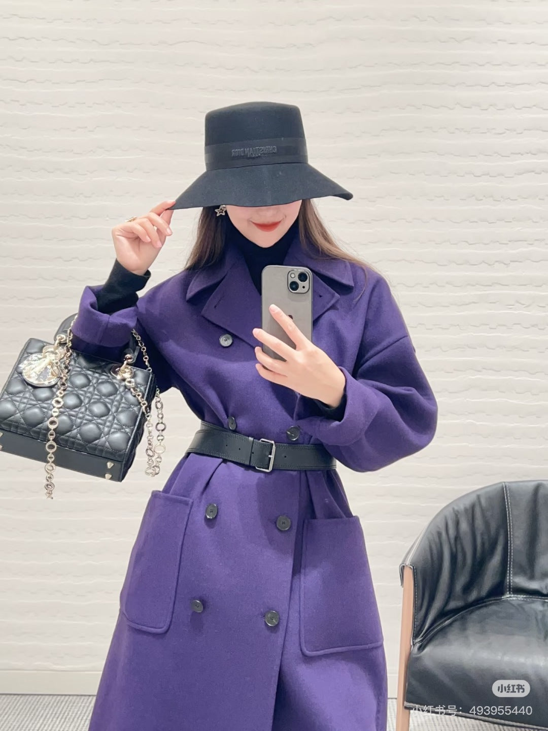 CD 25fw cashmere coat