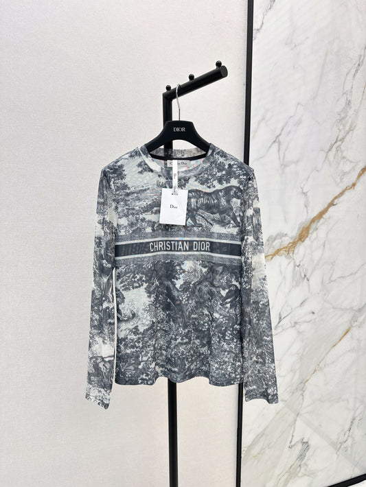 CD 25fw printed shirt