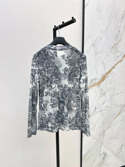 CD 25fw printed shirt