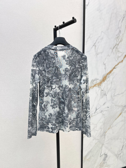 CD 25fw printed shirt