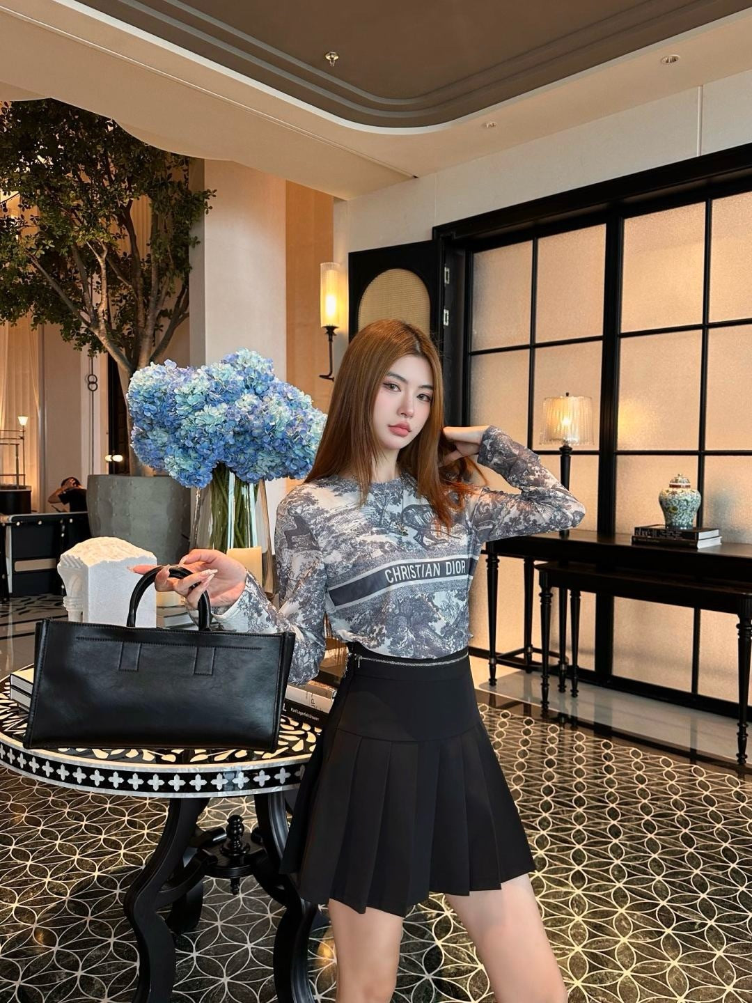 CD 25fw printed shirt