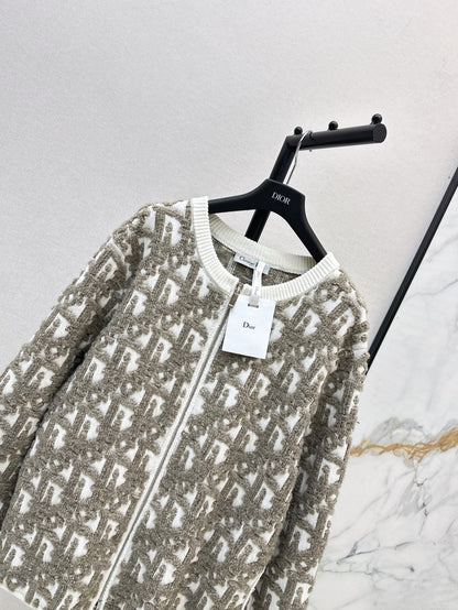 CD 25fw jacquard jacket