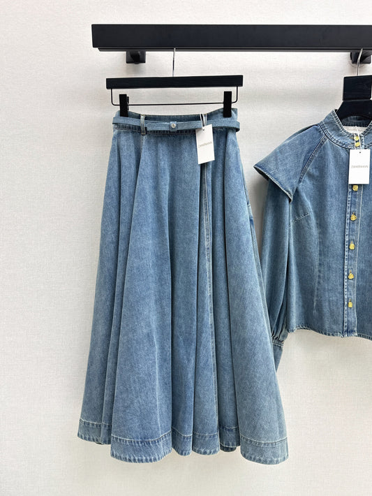 Zimm 25fw denim skirt