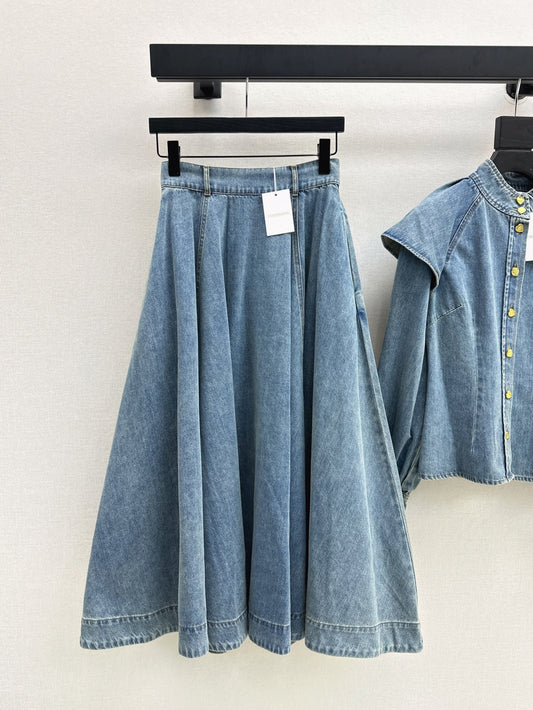 Zimm 25fw denim skirt