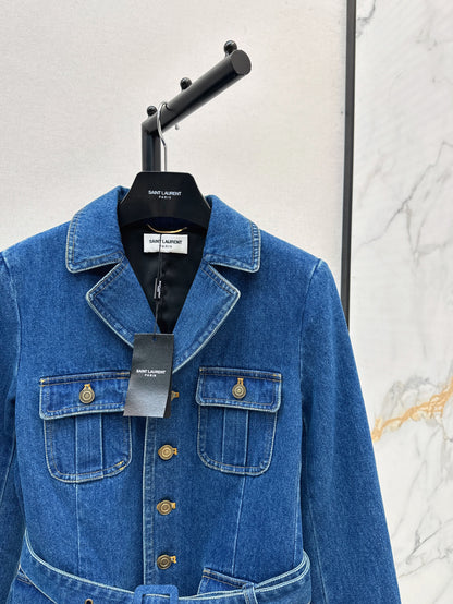 Saint lau 25fw denim jacket