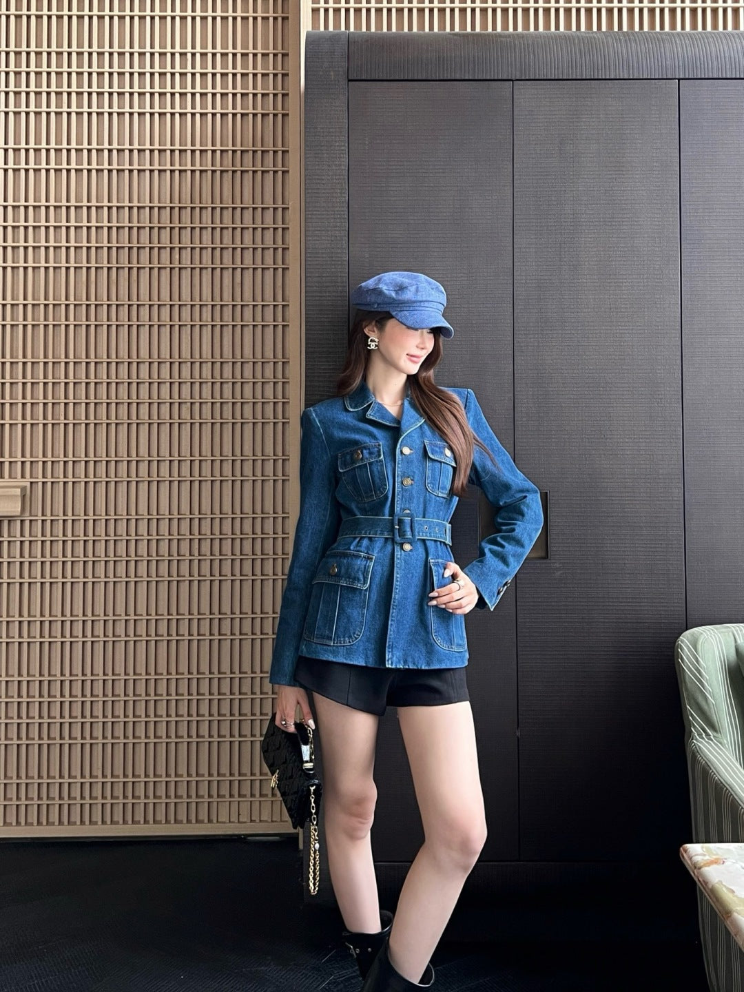 Saint lau 25fw denim jacket