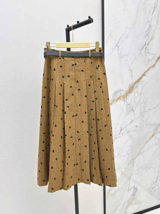 Miu 25fw jacquard skirt