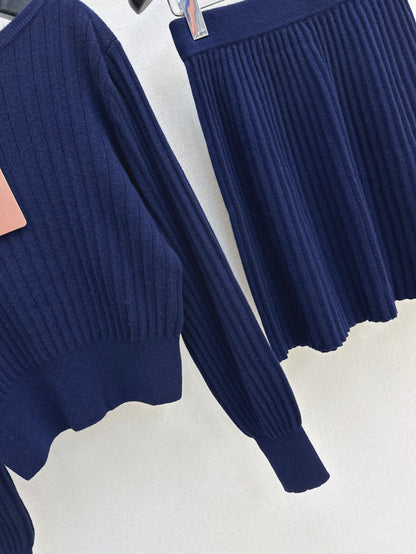 Loro 25fw cashmere knitted suit