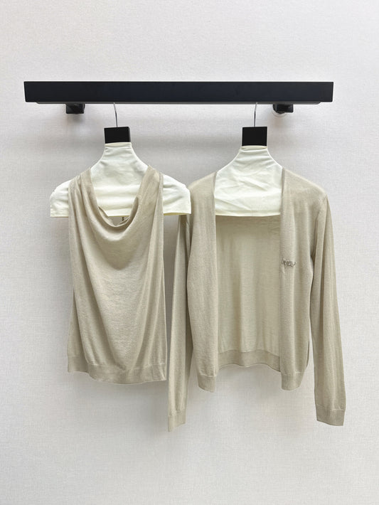 Miu 25fw knitted set