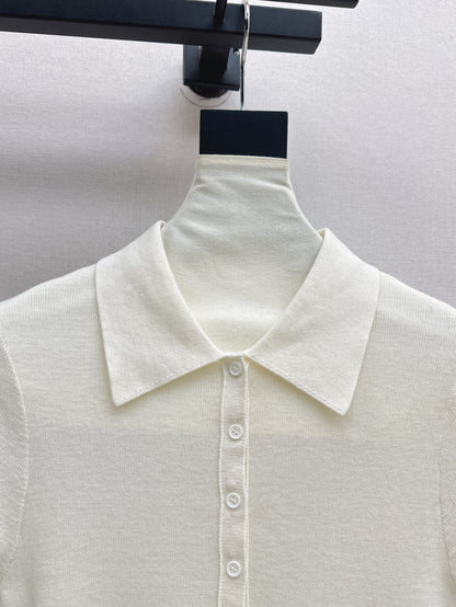 Loro 25fw knitted shirt