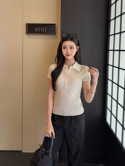 Loro 25fw knitted shirt