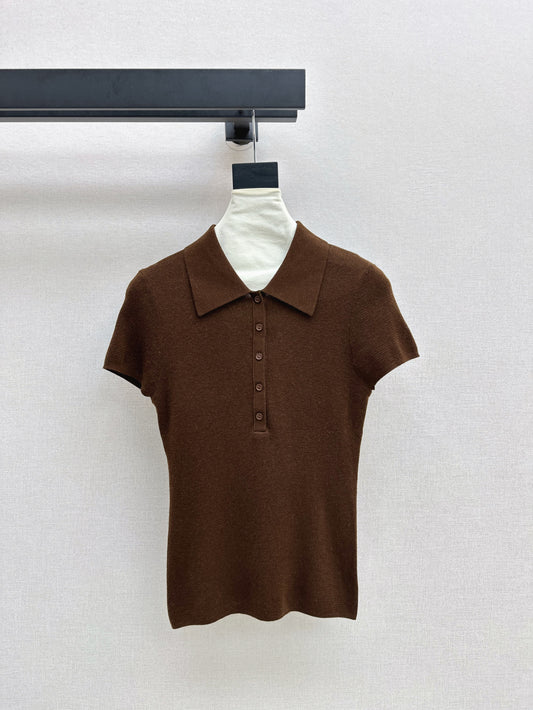 Loro 25fw knitted polo
