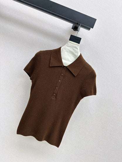 Loro 25fw knitted polo